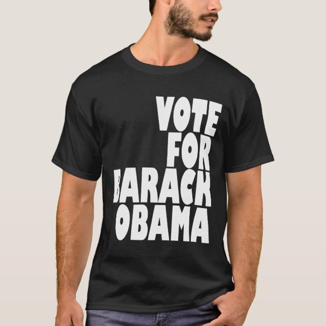 Camiseta Voto para Barack Obama (Anverso)