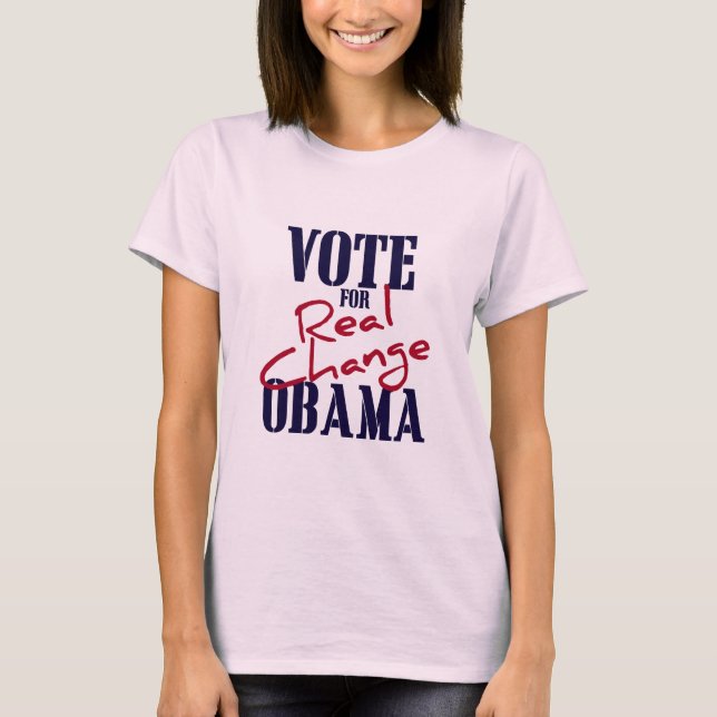 Camiseta Voto para el cambio real (Anverso)