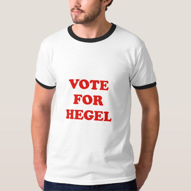 Camiseta Voto para Hegel (Anverso)