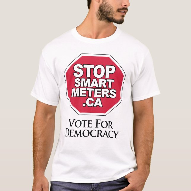 Camiseta Voto para la democracia - pare los metros (Anverso)