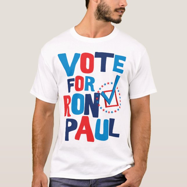 Camiseta Voto para la elección 2012 de Ron Paul (Anverso)