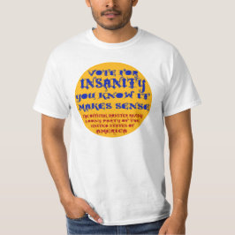 CAMISETA VOTO PARA LA LOCURA