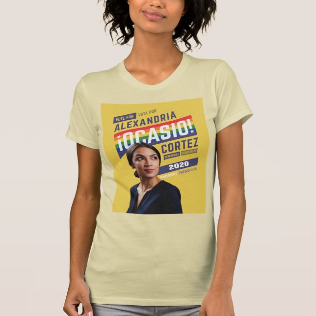 Camiseta Voto para la ocasión Cortez para el presidente (Anverso)