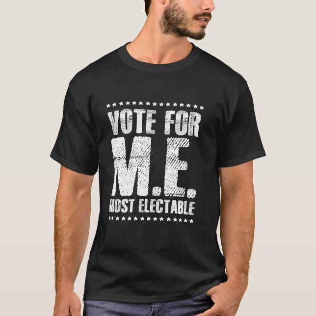 Camiseta Voto Para M E Clase De Consejo Estudiantil Más Ele (Anverso)