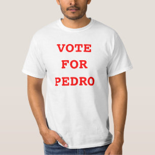 CAMISETA VOTO PARA PEDRO