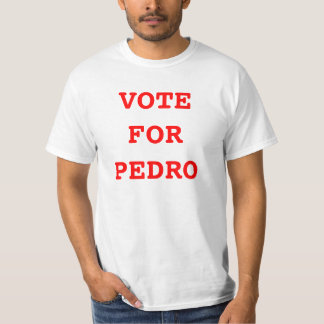 CAMISETA VOTO PARA PEDRO