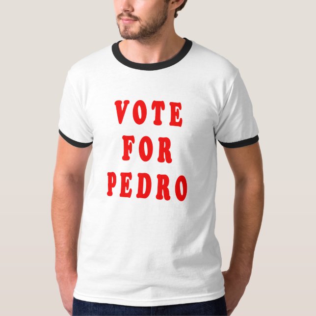 Camiseta Voto para Pedro (Anverso)