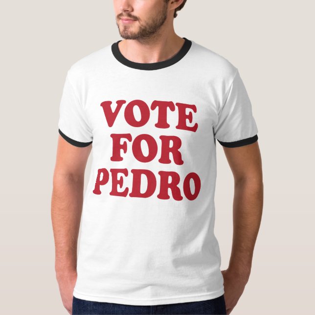 Camiseta Voto para Pedro (Anverso)