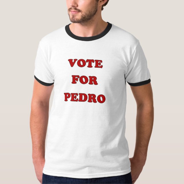 Camiseta Voto para Pedro (Anverso)