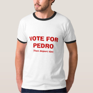 Camiseta VOTO PARA PEDRO, (entonces deportelo)