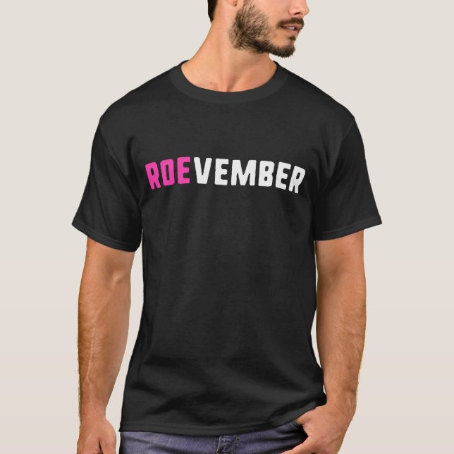 Camiseta Voto por aborto por elección ROEvember (Anverso)