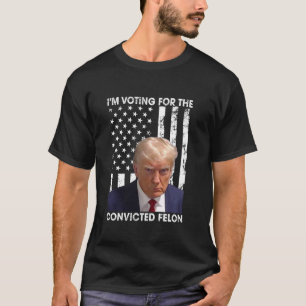 Camiseta Voto por el convicto Felon Funny Trump 2012