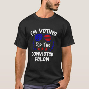 Camiseta Voto por el convicto Felon Funny Trump 2012