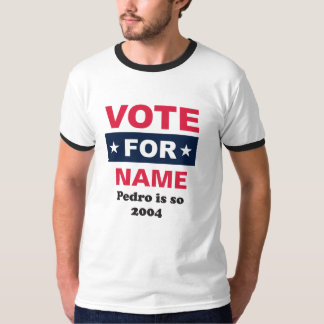 Camiseta Voto por el nombre (nombre personalizado)