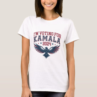 Camiseta Voto por Kamala 2024 Patriotic Eagle