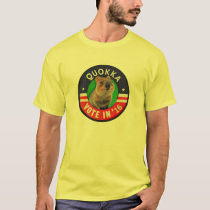Camiseta Voto Quokka para el presidente en 2016