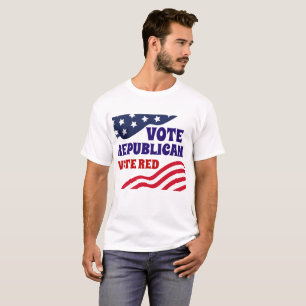CAMISETA VOTO REPUBLICANO VOTO ROJO