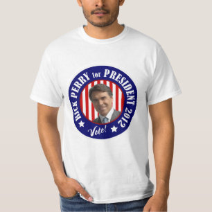 Camiseta Voto Rick Perry para el presidente 2012