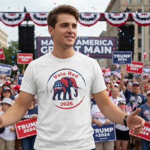 Camiseta Voto rojo 2026