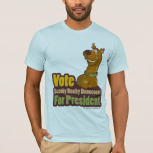 Camiseta Voto Scooby Dooby Doo para el presidente