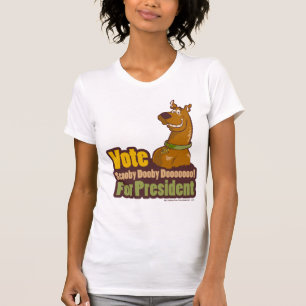 Camiseta Voto Scooby Dooby Doo para el presidente
