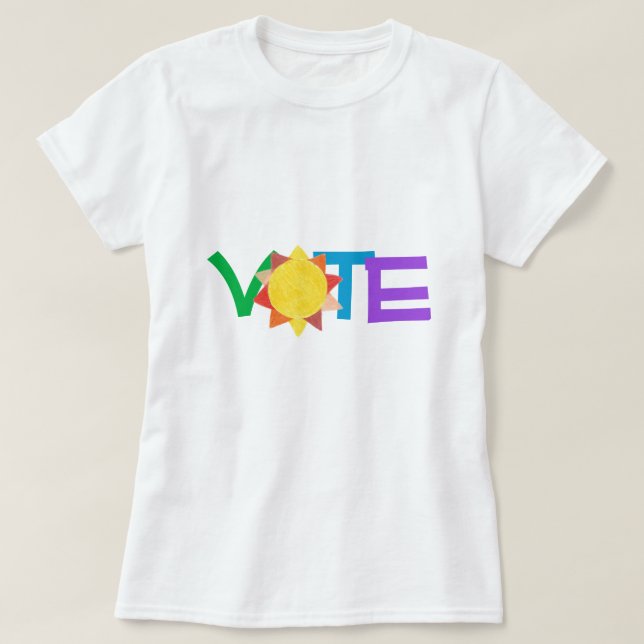 Camiseta Voto Shirt Sun GOTV (Diseño del anverso)