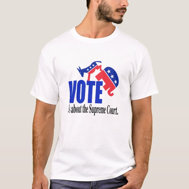 Camiseta Voto sobre la Corte Suprema (Anverso)