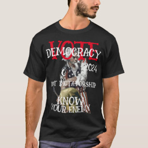 CAMISETA VOTO ZAR DEMOCRACIA NO DICTADURA 2028