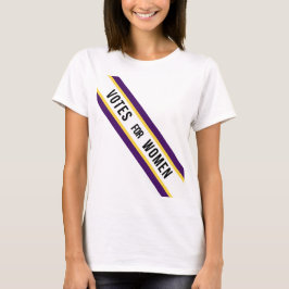Camiseta Votos estadounidenses para mujeres Suffragette Sas