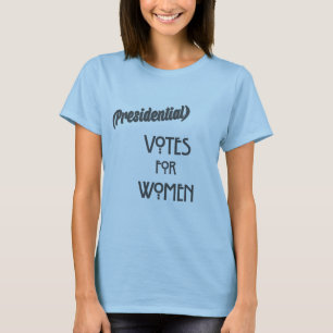 Camiseta Votos por mujeres (azules) — ¡sorpresa presidencia