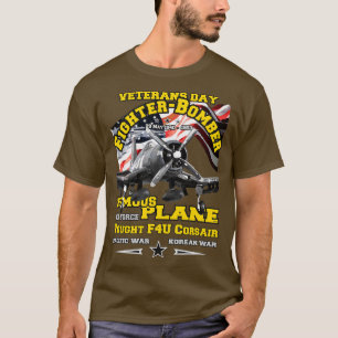 Camiseta Vought F4U Corsair avión de combate ww2