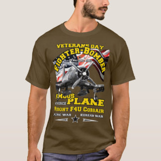 Camiseta Vought F4U Corsair avión de combate ww2