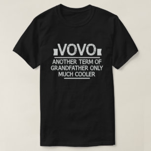 Camiseta Vovo Definition Funny significa regalo del abuelo 