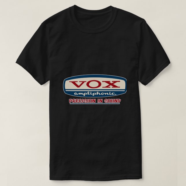 Camiseta VOX ampliphonic Classic (Diseño del anverso)