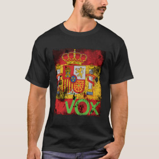 Camiseta Vox España La Espana Viva Elecciones Bandera Gi