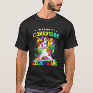 Camiseta Voy a aplastar a Unicornio de segundo grado