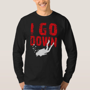 Camiseta Voy A Bajar El Instructor De Buceo Subacuático Gra