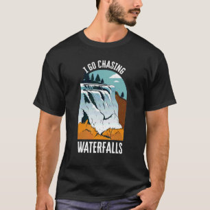 Camiseta Voy a buscar cascadas naturales