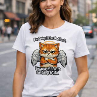 Camiseta Voy a dejar que Dios lo arregle 