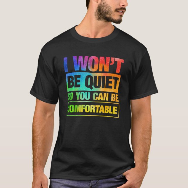 Camiseta Voy A Estar Tranquilo Para Que Puedas Confortable  (Anverso)