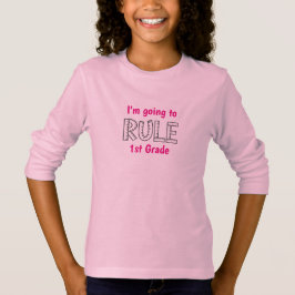 Camiseta Voy a gobernar en primer grado