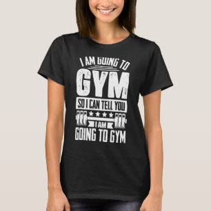 Camiseta Voy A Hacerlo Con El Gimnasio Fitness Halterofilia