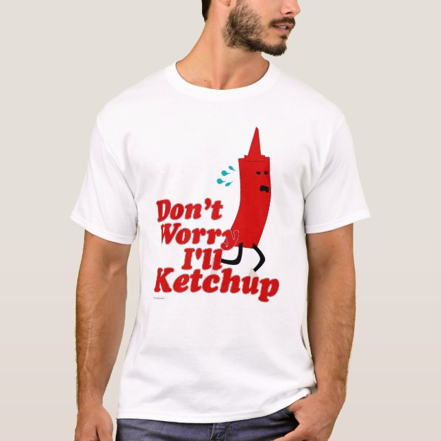 Camiseta Voy a Ketchup Personalizado de condicionamiento de (Anverso)
