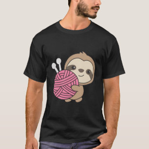 Camiseta Voy A Knit Sloth Con Lana