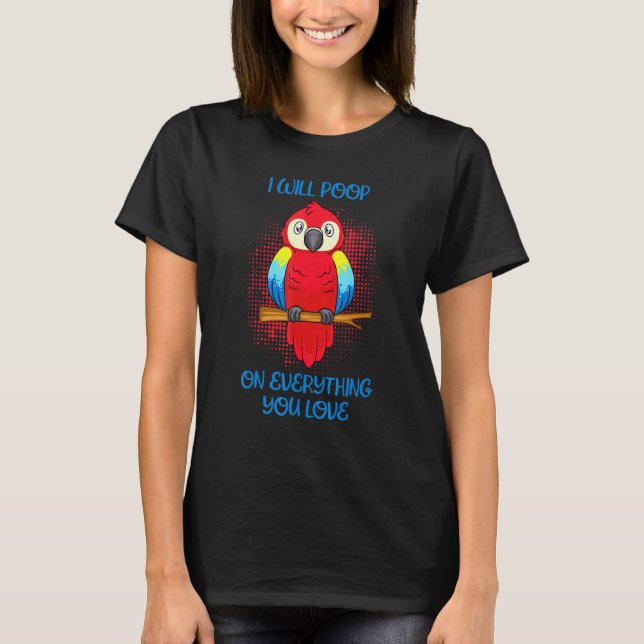 Camiseta Voy A Mencionar Todo Lo Que Te Gusta La Ave Mascot (Anverso)