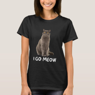 Camiseta Voy a Meow Funny Cat Meme Canto Gracioso