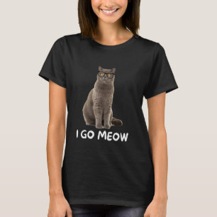 Camiseta Voy a Meow Funny Cat Meme Canto Gracioso