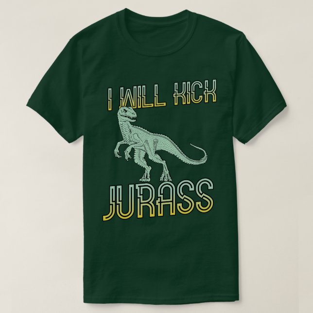 Camiseta Voy a patear a Jurass (Diseño del anverso)