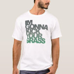 Camiseta Voy A Patear Tu Grasa<br><div class="desc">Graciosa camiseta de tenis para celebrar la temporada de hierba en wimbledon. Voy a patear tu hierba</div>