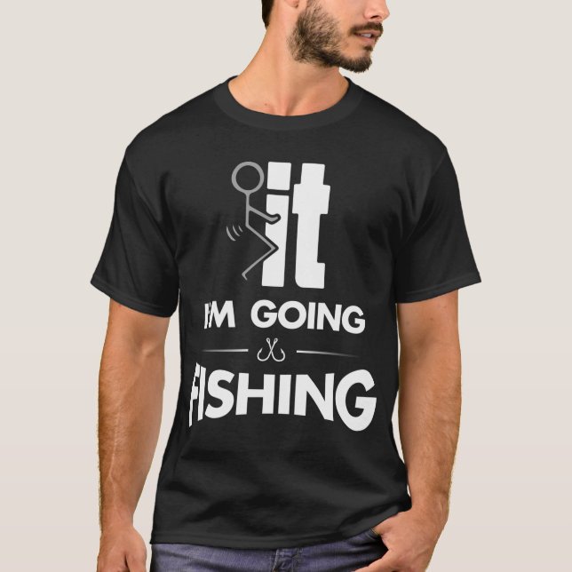 Camiseta Voy a pescar (Anverso)